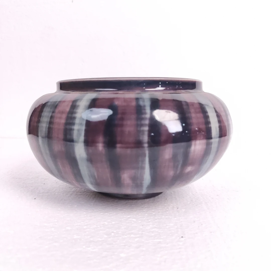 景德镇瓷器JY11 高级感南瓜盆现代风花器家庭百搭摆件 无孔可开孔