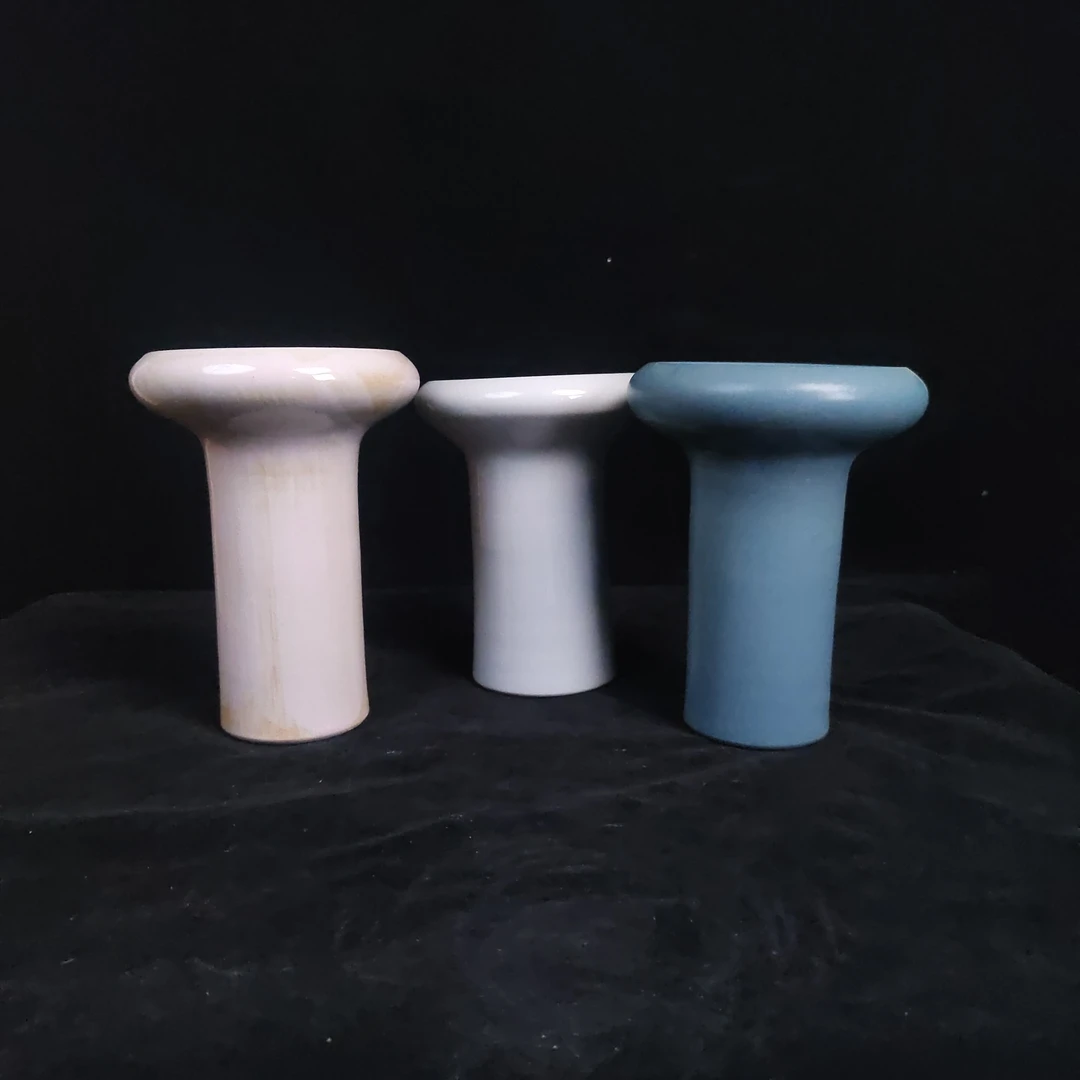 景德镇陶瓷 JY51 彩釉蘑菇瓶 精致百搭精品肉肉花瓶 无孔备注开孔