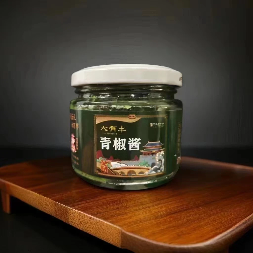 店主推荐 大有丰青椒酱鲜辣椒开味蘸酱180g