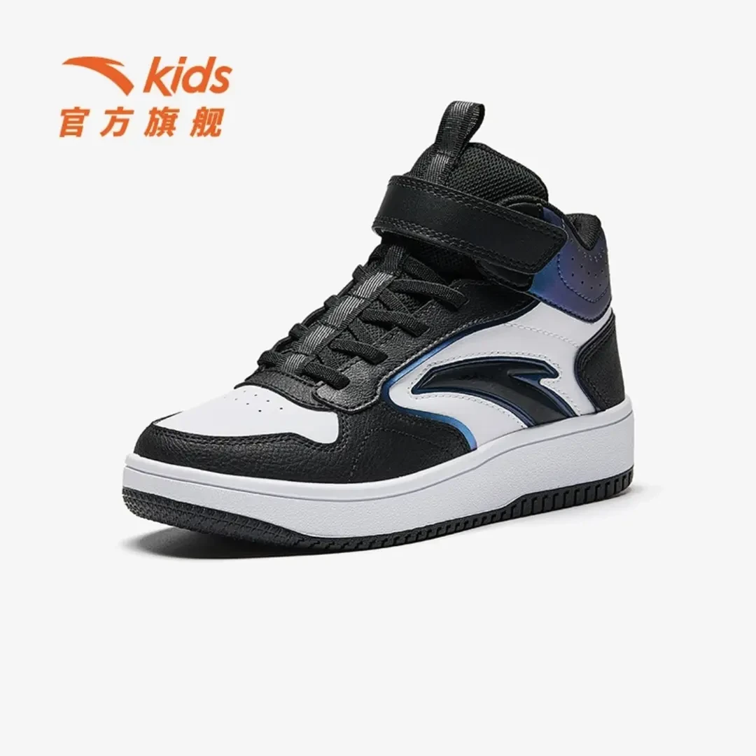 anta kids/安踏儿童高帮街顽男女大童板鞋儿童冬季保暖潮流休闲鞋