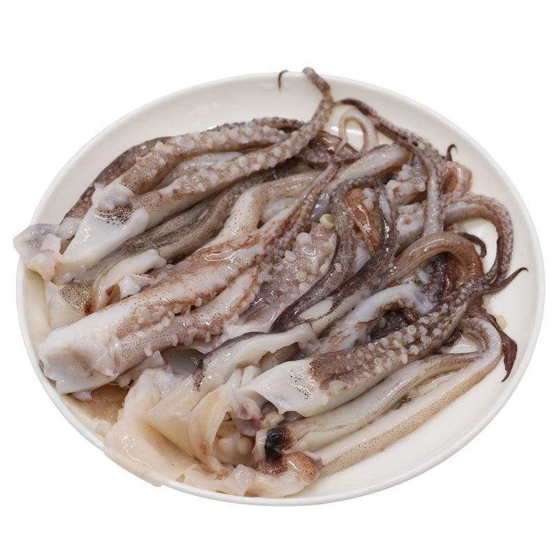 连云港批发速冻鱿鱼须8包500g/包海鲜生鲜水产品冷冻鱿鱼火锅烧烤