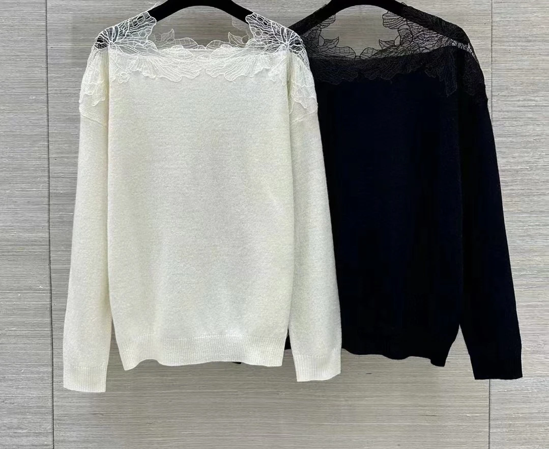 毛衣蕾丝时尚百搭网红外套