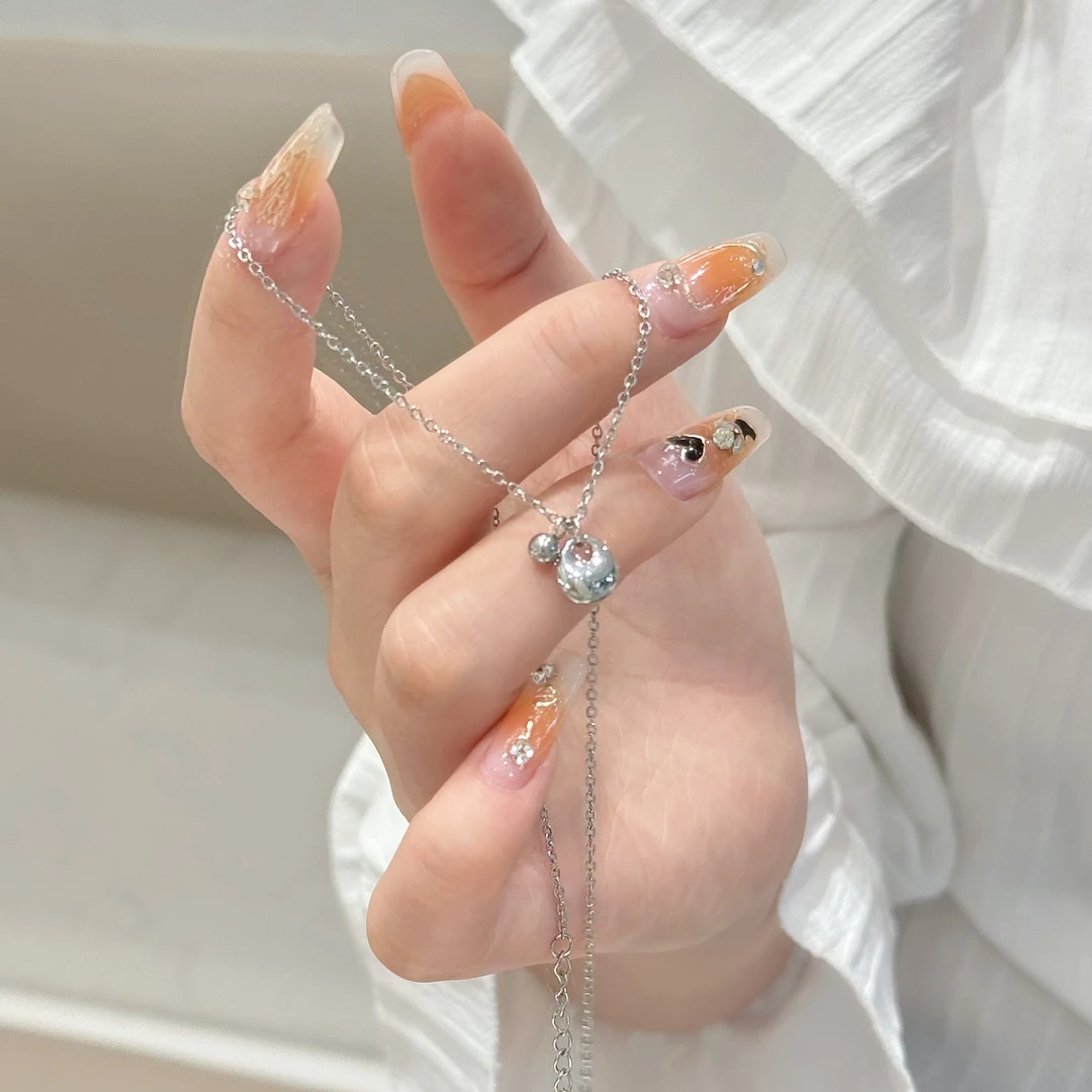 依弗 钛钢项链 称心如意项链女锁骨链气质轻奢时尚小众百搭ins风