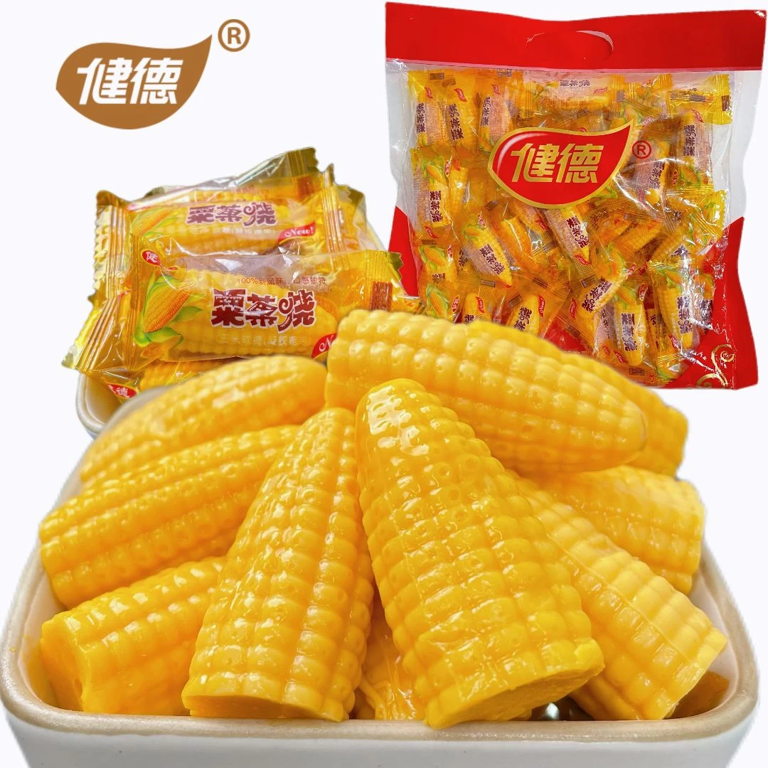 【线下同款】健德玉米味软糖玉米糖年货糖果零食结婚喜糖批发200g