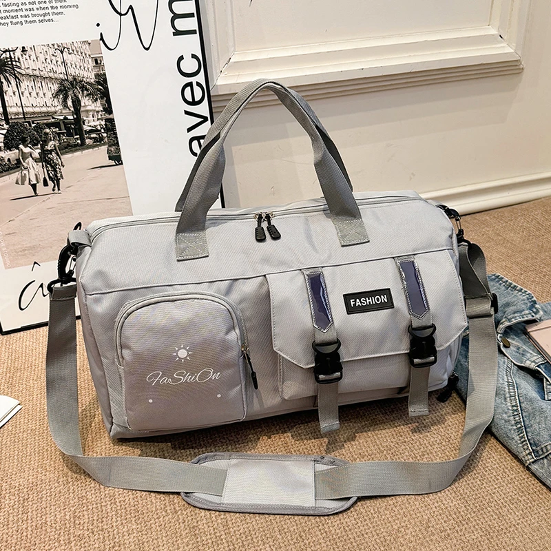 行李包男学生宿舍装衣服鞋位手提收纳袋大容量健身包短途旅行包女