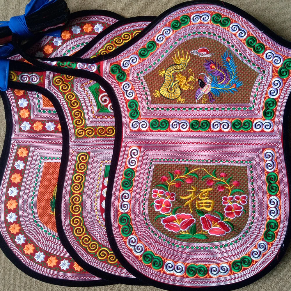 贵州特色云南四川传统绣花宝宝背带儿童婴儿背巾背扇传统手工背扇