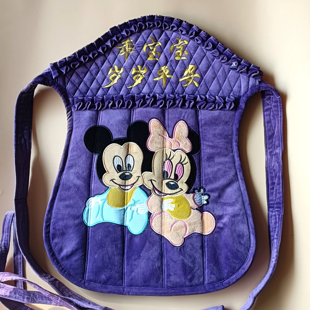 （特价）贵州云南老式宝娃婴背被小孩子背带前抱后背扇式卡通背扇