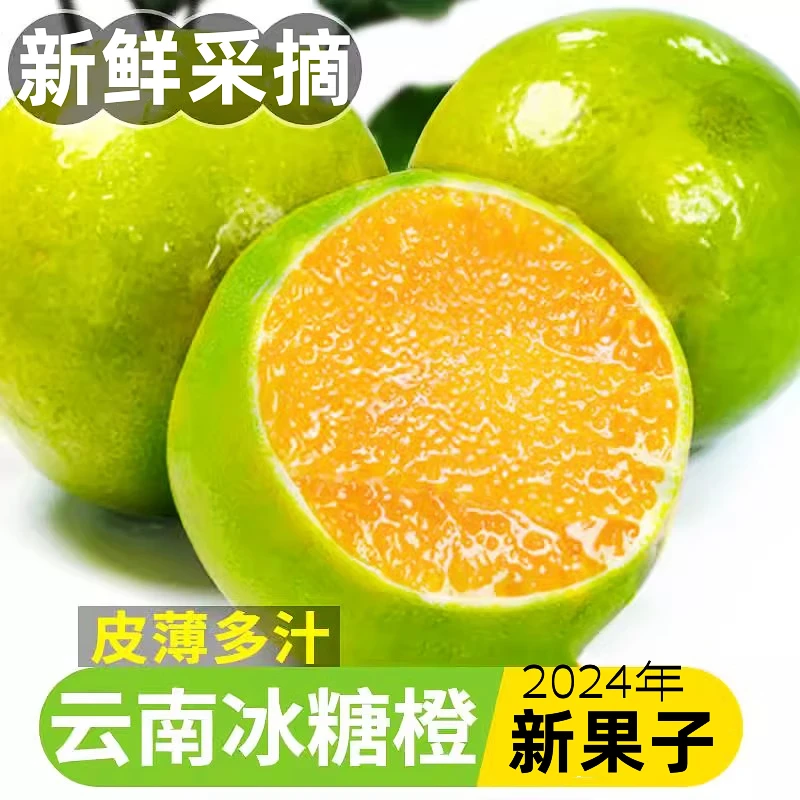 云南哀牢山冰糖橙新鲜绿皮橙手剥鲜橙柑橘当季新鲜水果（坏果包赔）