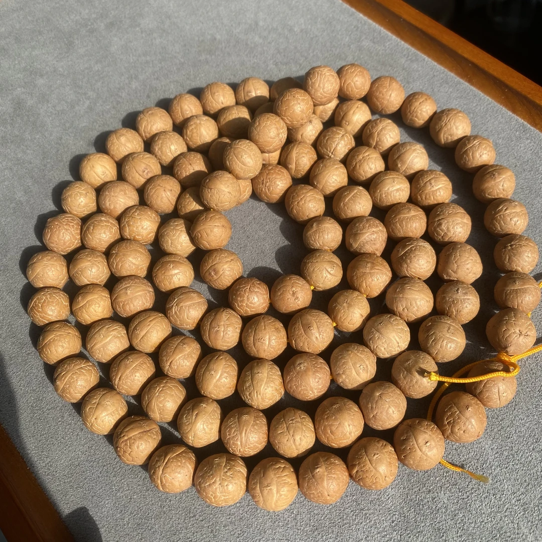 福利大眼萌脖挂108颗！尼泊尔凤眼菩提长串念珠大尺寸男士爷们手串