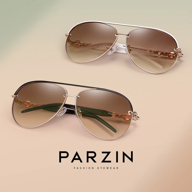 帕森大框墨镜时尚优雅显瘦先肤白气质金属镂空驾驶太阳镜PZ8361