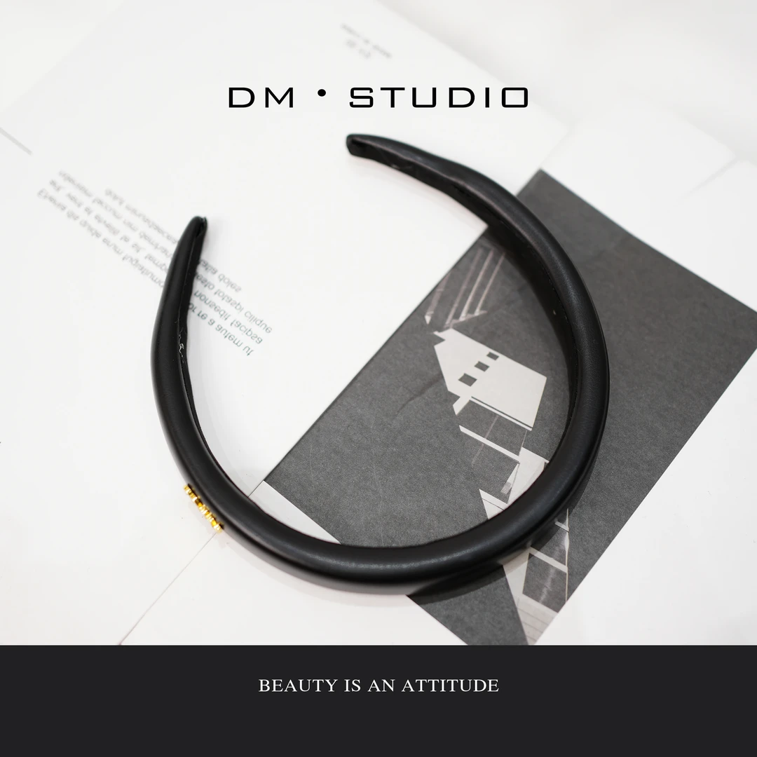 -DM•STUDIO/气质优雅法式小标百搭复古减龄发箍头饰（86121）