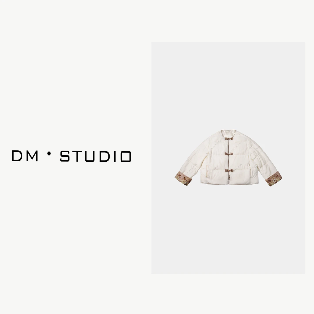 DEDM-DM•STUDIO/新中式国风100%桑蚕丝丝绒新国标鹅绒服（13132）