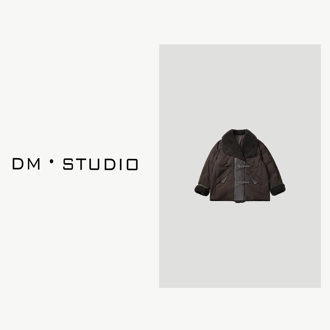 DEDM-DM•STUDIO/高级感皮毛一体翻领新国标90鹅绒服（A111-82275）