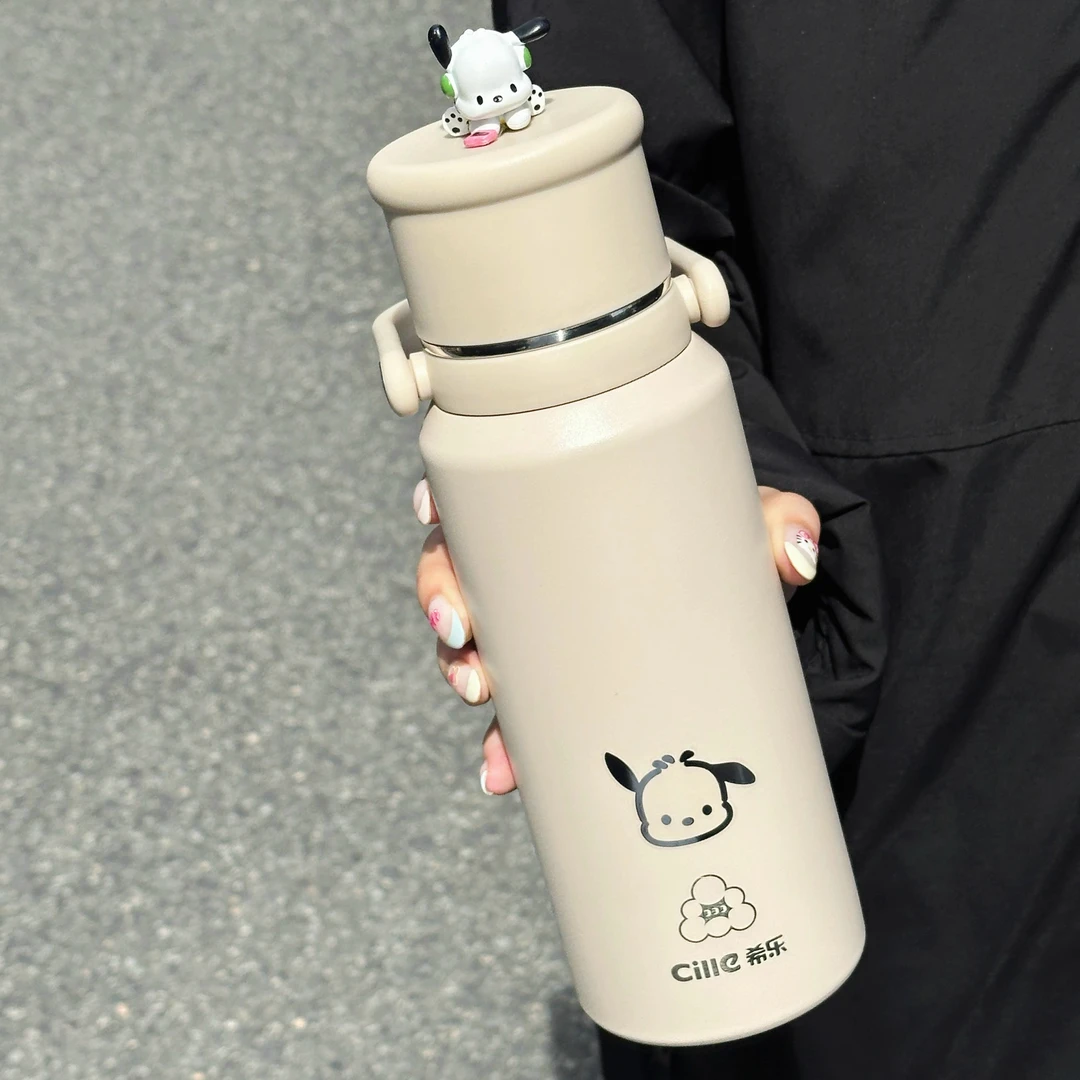 希乐保温杯男女新款带盖双饮吸管水杯大容量便携户外宿舍保冷水壶