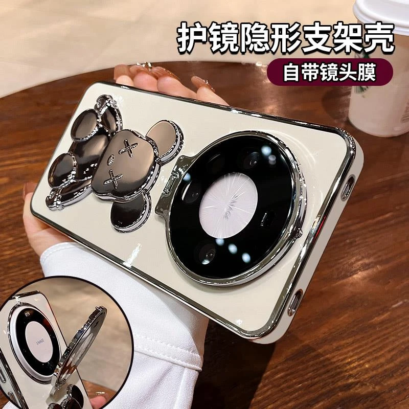 新款mate60自带镜头膜高级感60pro+内置气囊防摔保护套por网红max