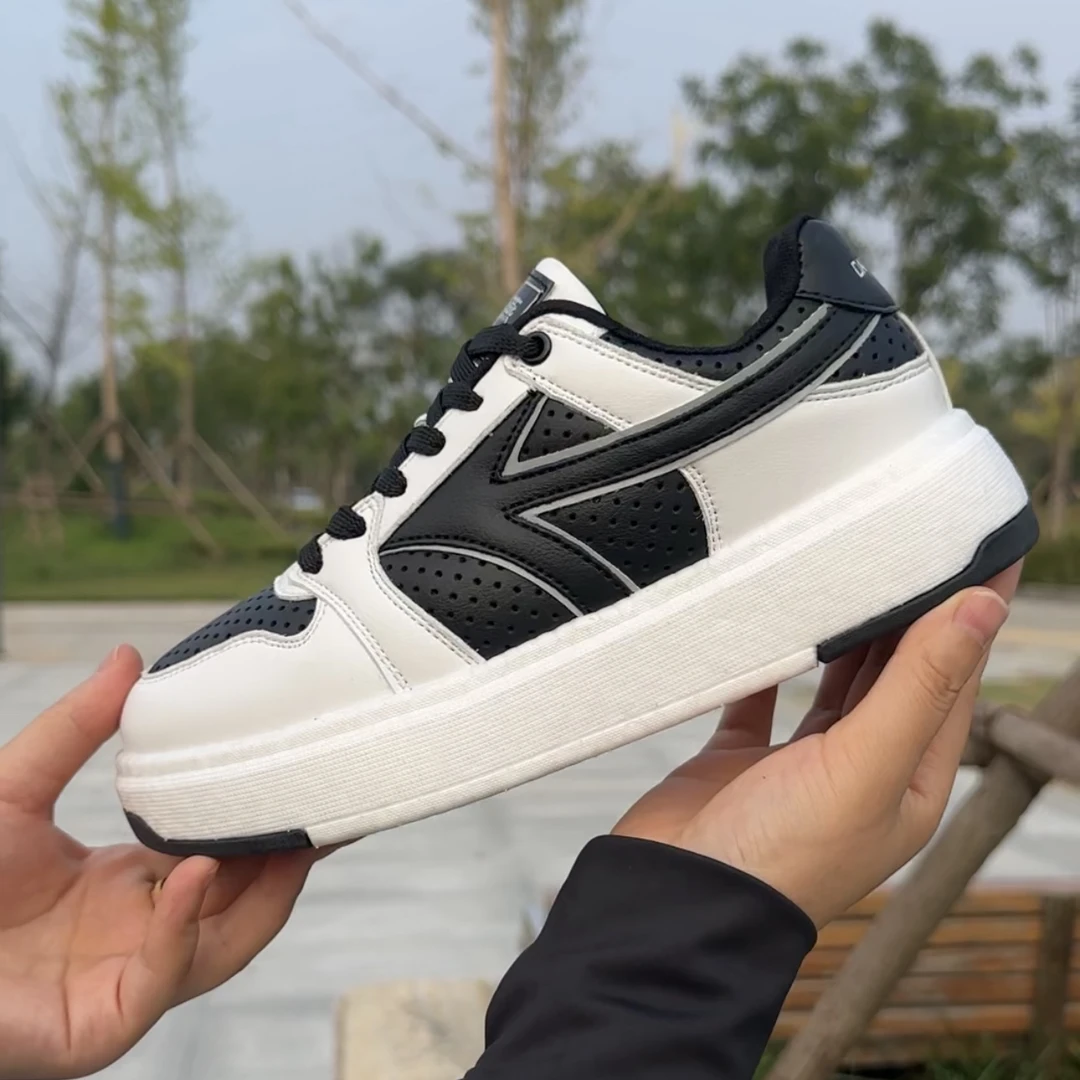 新款单飞燕爆米花踢毽专用鞋透气超纤皮低帮时尚潮流弹性运动鞋