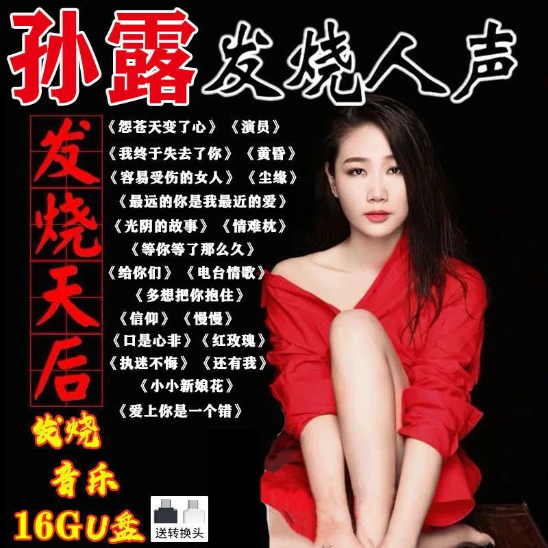 车载无损u盘孙露发烧女声wav高品音质试音级音乐mp4汽车用歌曲MV
