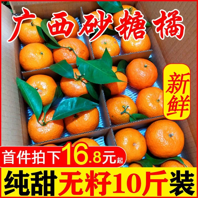 【正宗砂糖橘】超甜广西沙糖桔橘子新鲜水果皮薄桔子包邮小橘子甜度