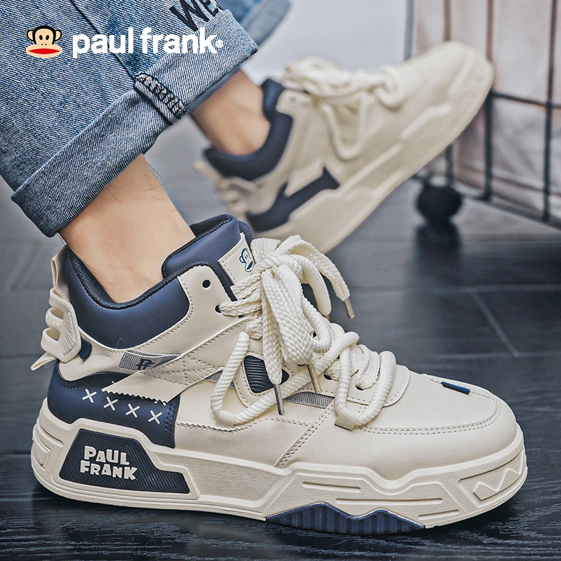 大嘴猴男士休闲板鞋秋季新款男鞋百搭运动鞋青少年增高鞋时尚潮鞋