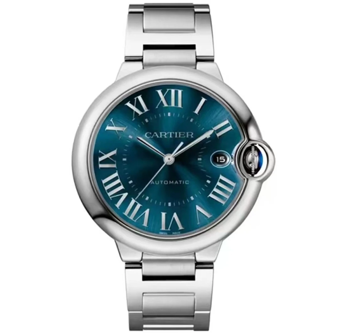 99新 Cartier/卡地亚 蓝气球系列WSBB0061 40蓝盘 时尚 精钢 22年