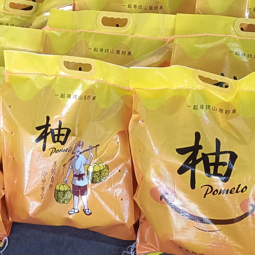 梅州沙田柚老树果甜美多汁新鲜水果礼品袋