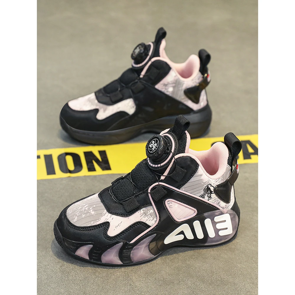 回力潮品男童鞋冬季2023新款加绒保暖儿童运动棉鞋中大童韩版男孩