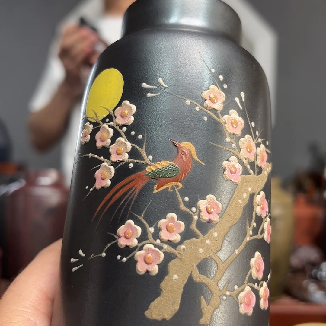 紫砂茶叶罐精品紫砂随行杯