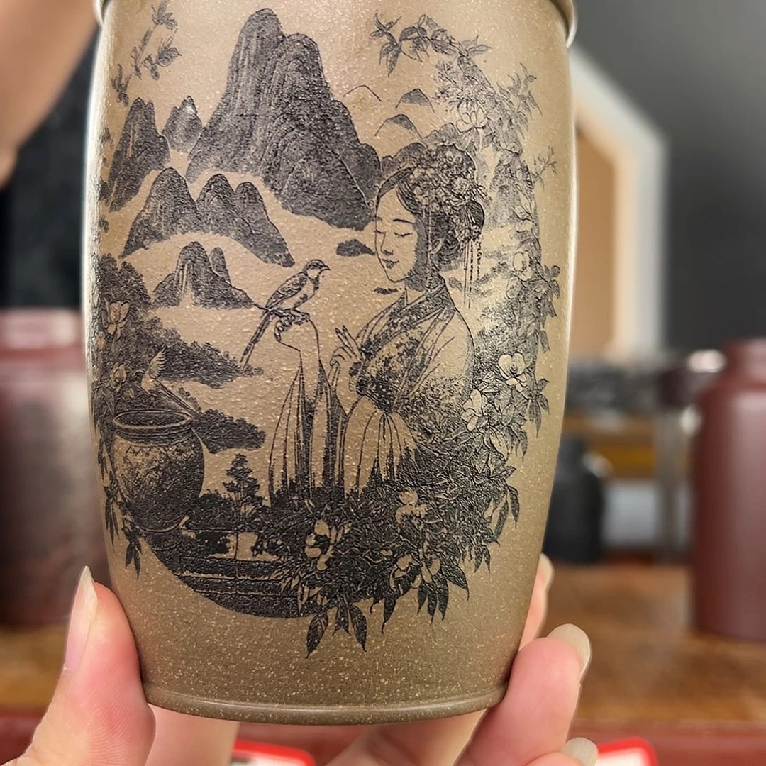 紫砂茶叶罐精品紫砂杯