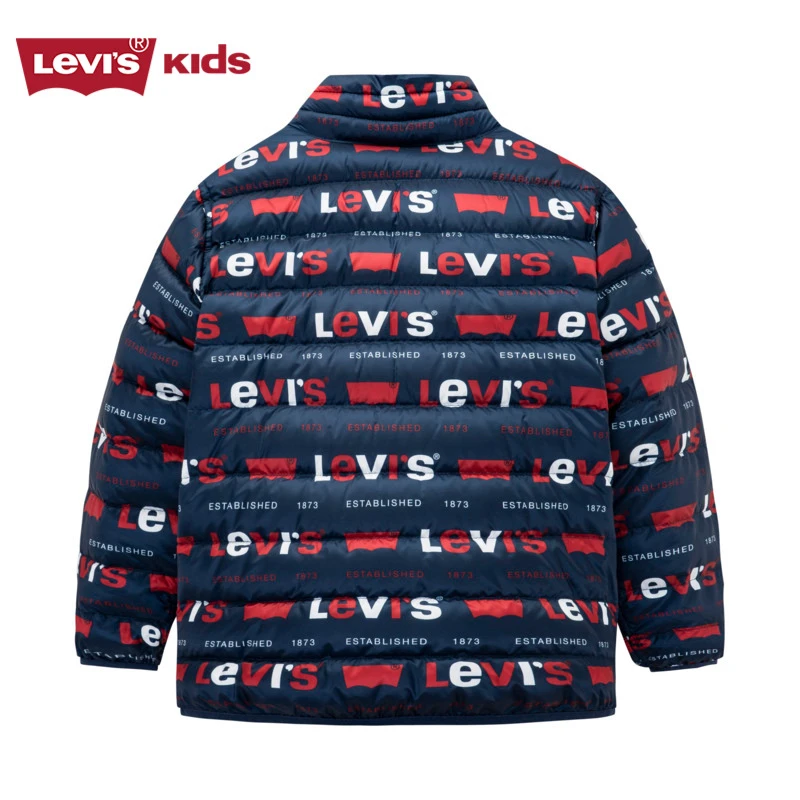 Levi's李维斯儿童短款羽绒服保暖外套双面穿羽绒服LVB-HO-G627