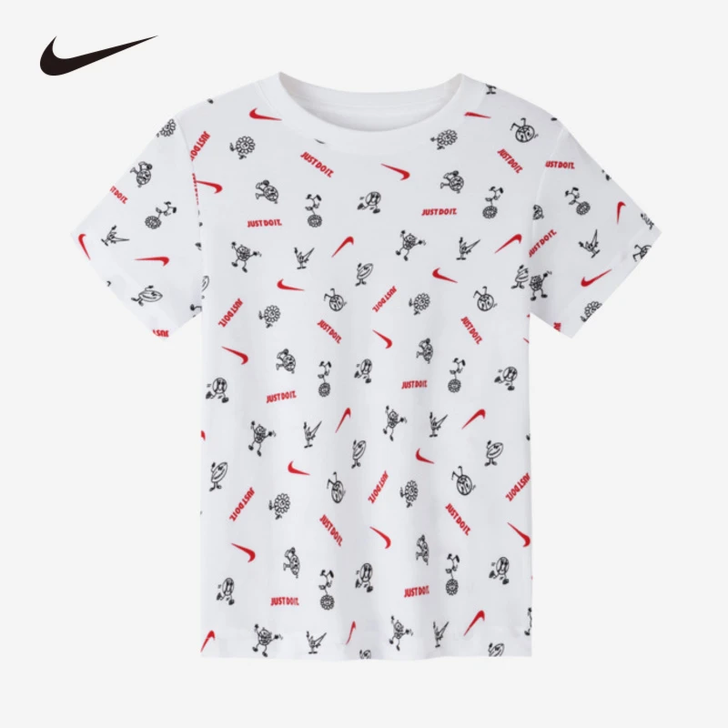 【童装旗舰】NIKE耐克【商场同款】夏季男童休闲短袖T恤NKB-TEL142