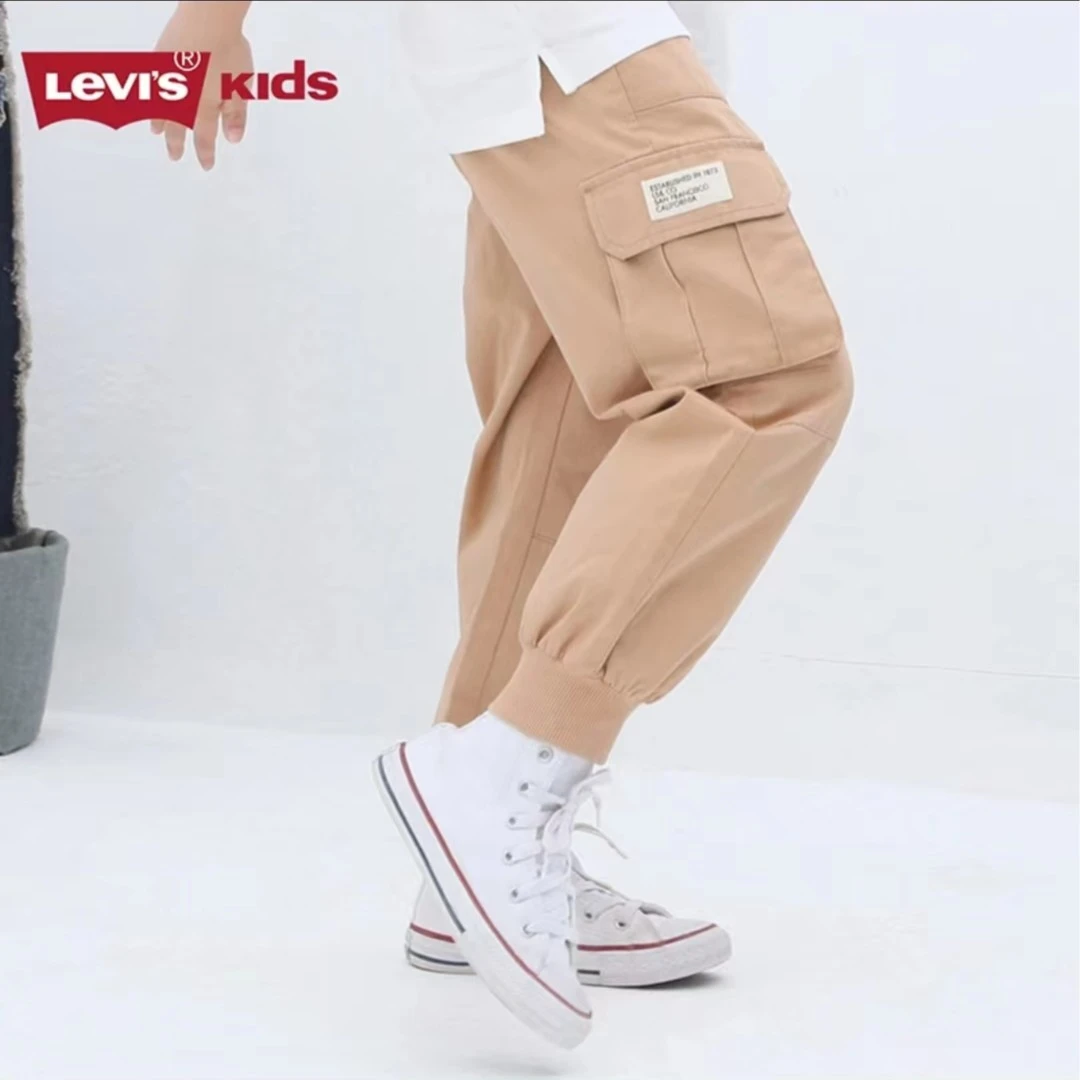 【童装旗舰】Levi's李维斯童装男童休闲梭织宽松长裤LVB-PA-F222