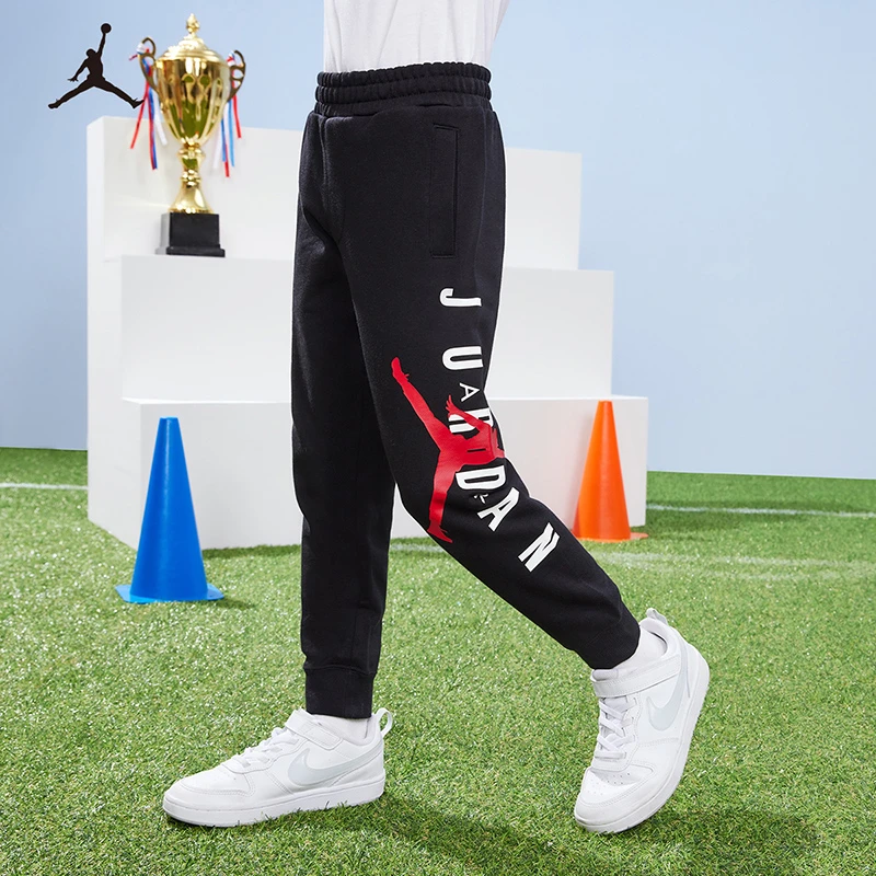 【达人专享】AIRJORDAN加绒男女童装休闲运动裤长裤童装5559F/5840