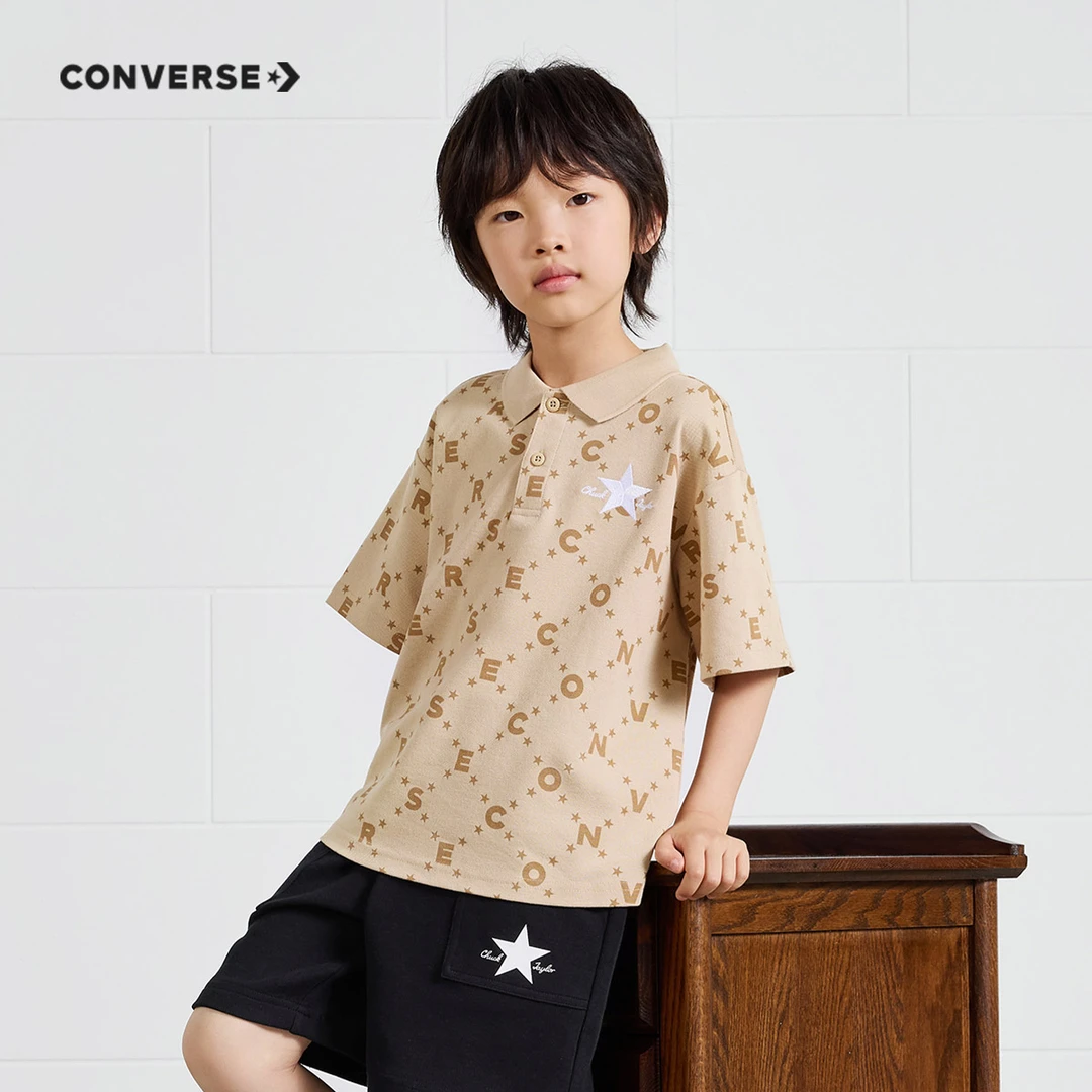 CONVERSE匡威儿童童装休闲Polo衫CNVN-PL-F739