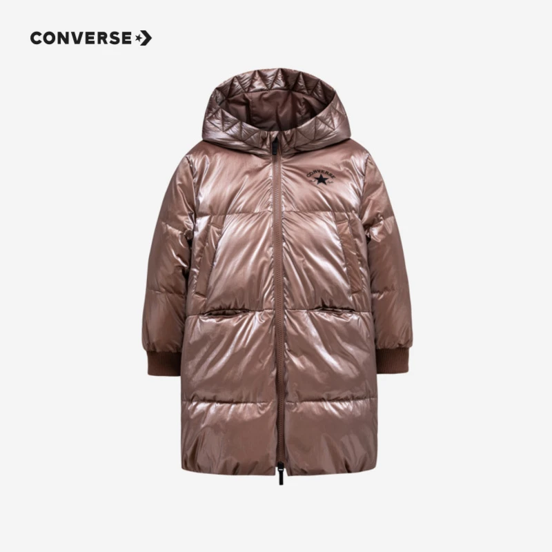 Converse儿童女童商场同款女童冬季连帽羽绒服CNVG-HO-D068