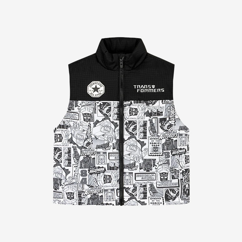 【变形金刚联名】Converse匡威儿童男童装冬季保暖马甲CNVB-VE-G657