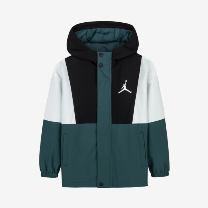 【童装官方】AIR JORDAN儿童童装秋季梭织夹克休闲连帽运动外套D453