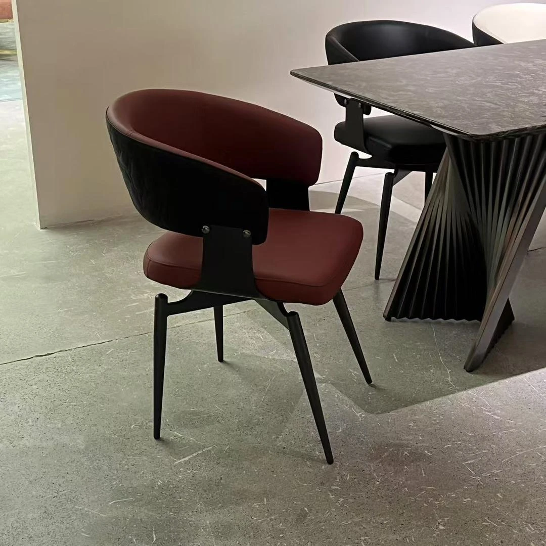 白灵【升级360°旋转钢扶手餐椅 】360°旋转刺绣餐椅刺绣皮艺餐椅