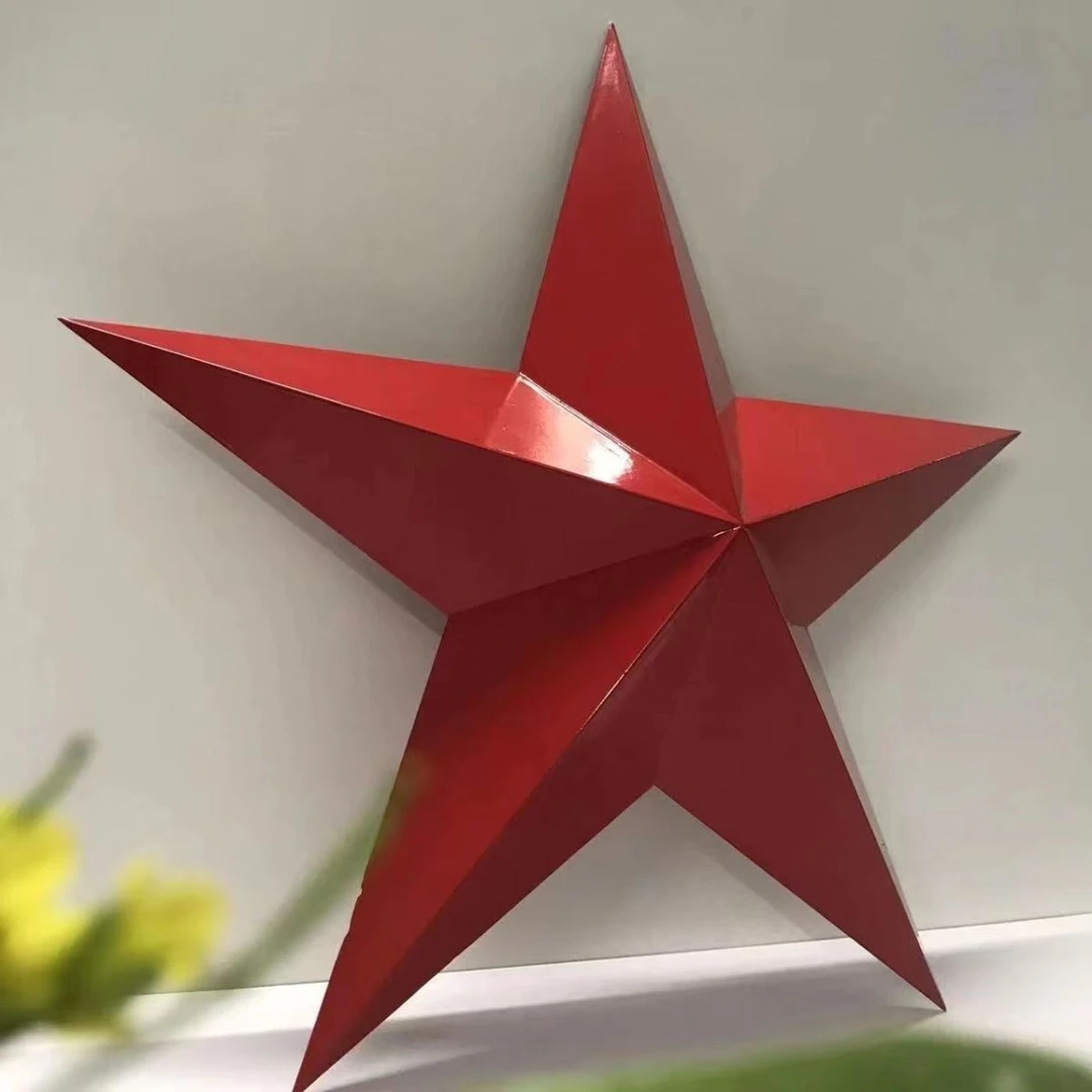 不锈钢铁艺五角星烤漆五角星壁式户外酒吧装饰五星正品室内工业风