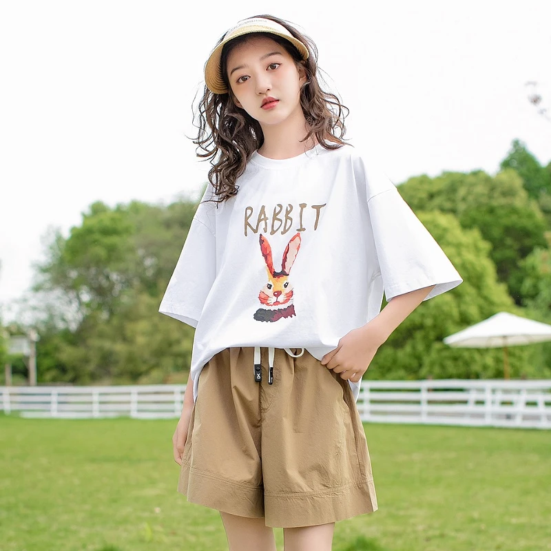 23591套装洋气休闲宽松夏季套装两件套