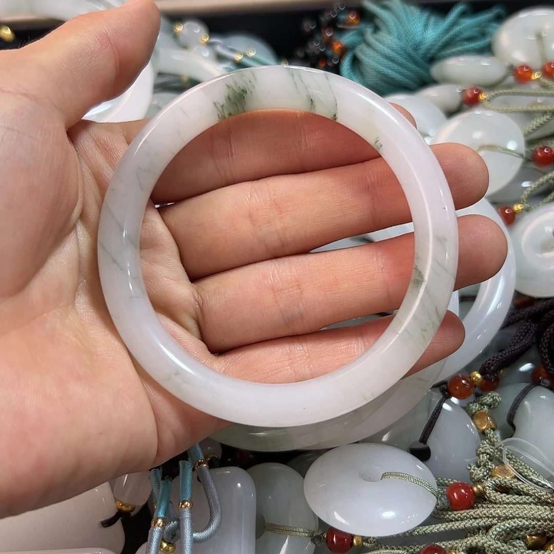 石英质玉手镯合金玉*