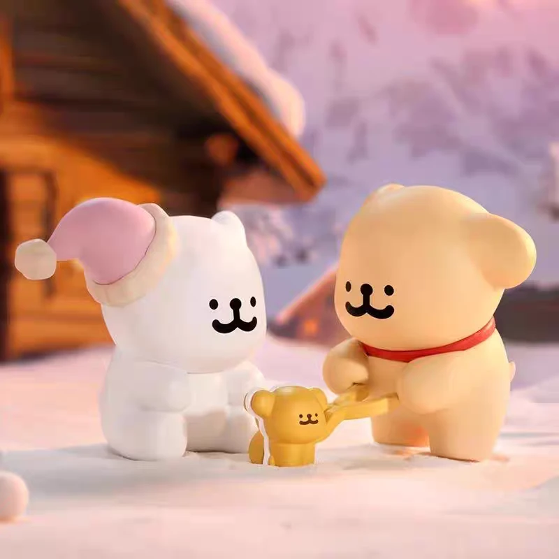 【拆盒】线条小狗拥抱暖暖盲盒