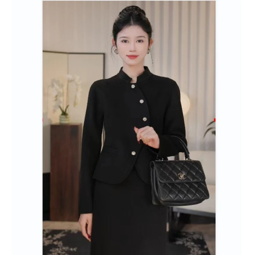 SHAOE清仓专场【香阀世家】2023秋冬毛呢套装女S2023082311