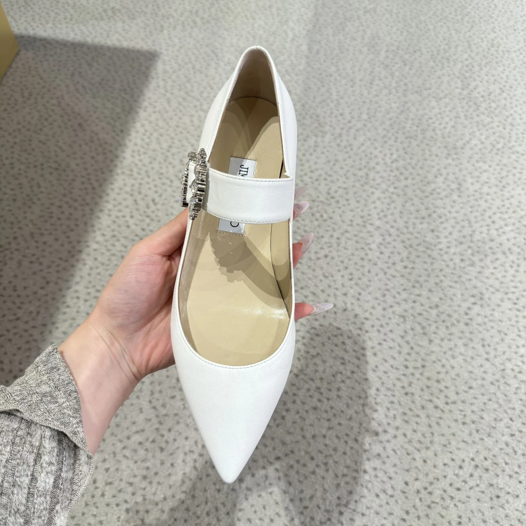 全新未使用 JIMMY CHOO/吉米周 /周仰杰/XIAOYU/平底鞋