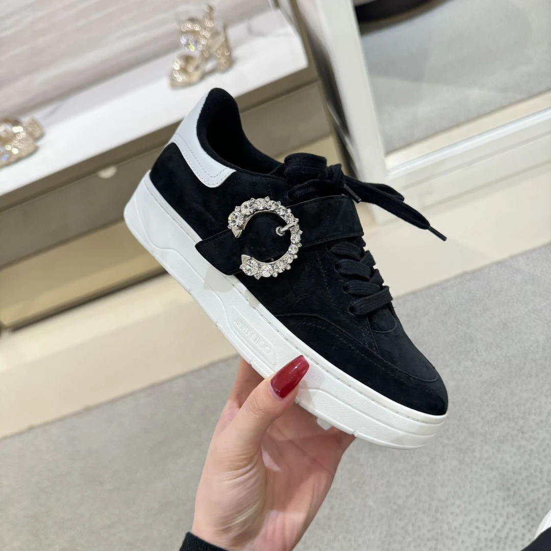 全新未使用 JIMMY CHOO/吉米周 /周仰杰/XIAOYU/运动鞋/公价5250