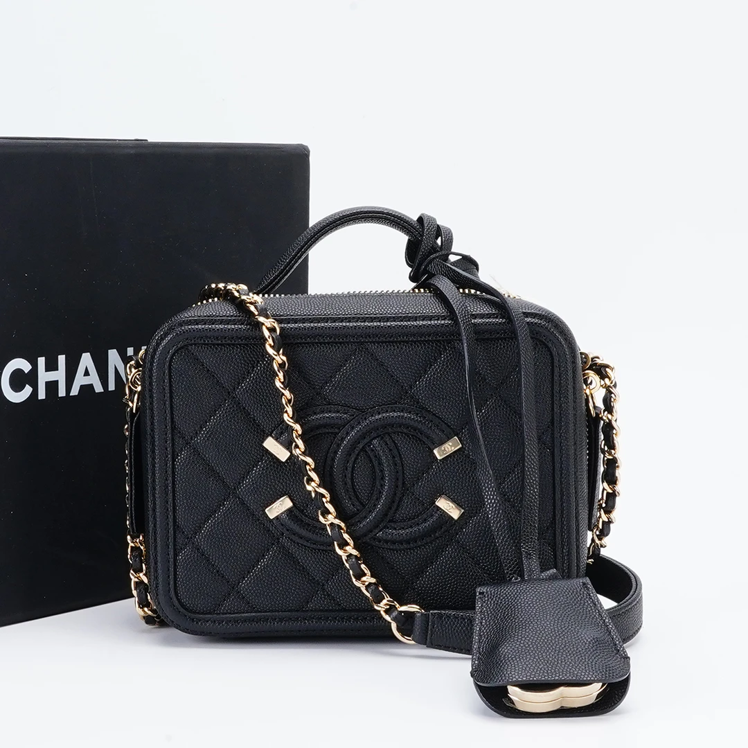 95新 Chanel/香奈儿 手提相机包mini荔枝纹/BG22013224