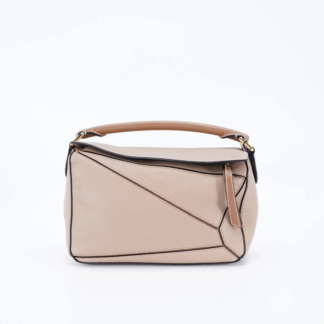 95新 LOEWE/罗意威 puzzle几何包小号/BG22011773