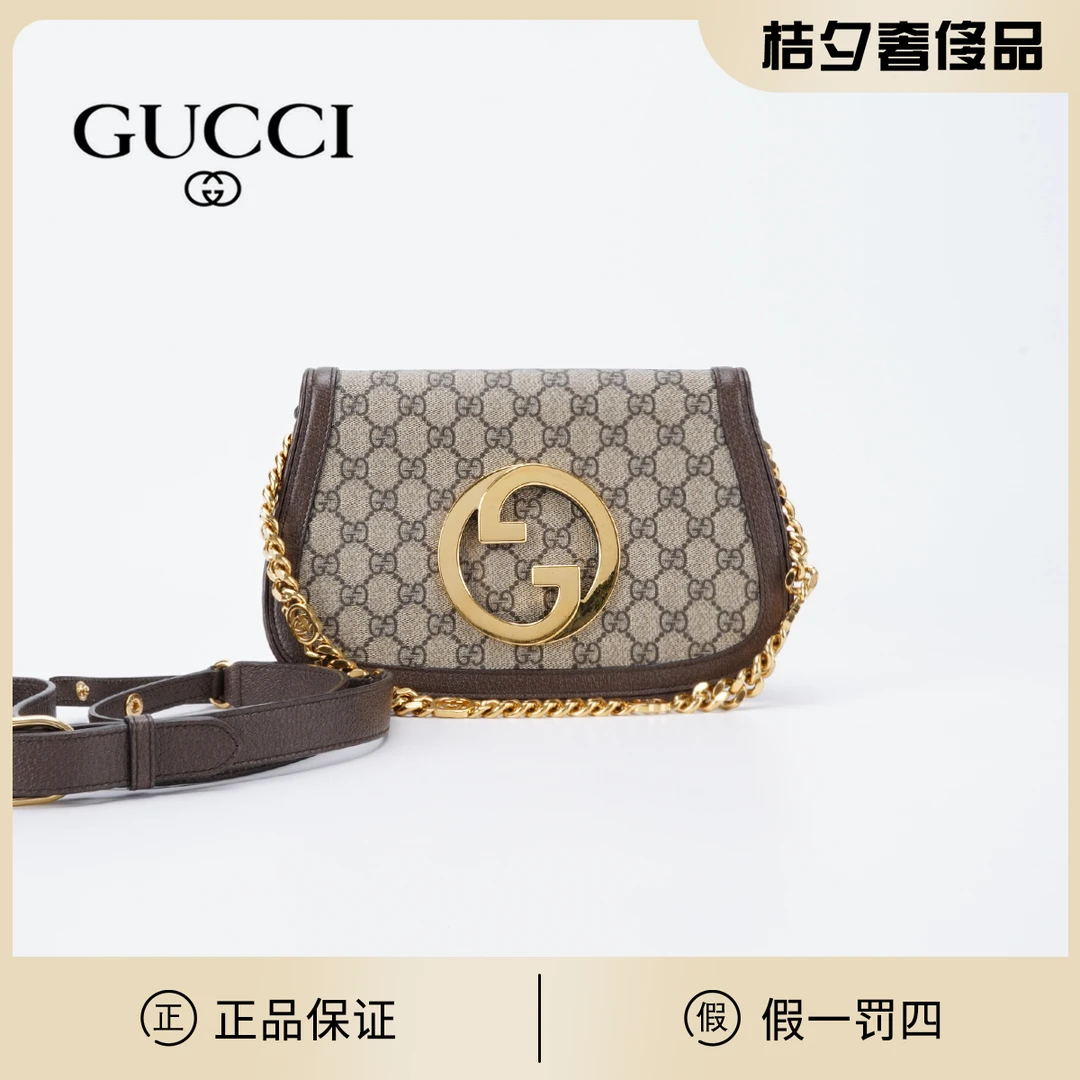 99新 GUCCI/古驰 【桔夕静文】blondie单肩斜挎包/BG22013992