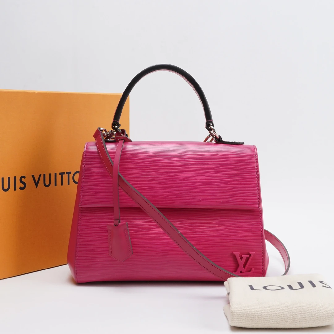 95新 LouisVuitton/路易威登 clunybb水波纹枚红色/BG22015611