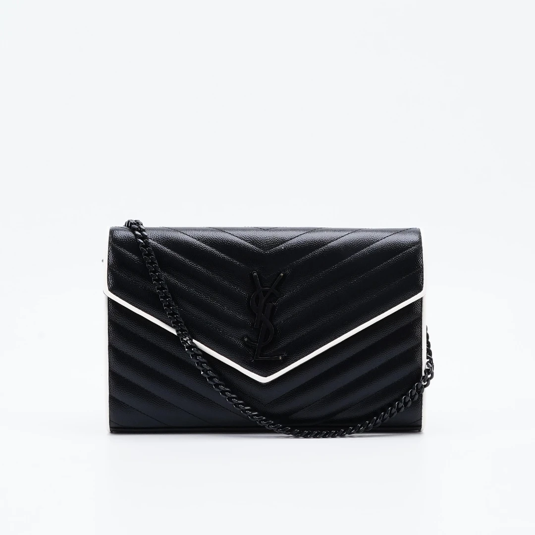 95新 YSL/圣罗兰 信封包中号鱼子酱/BG22013024