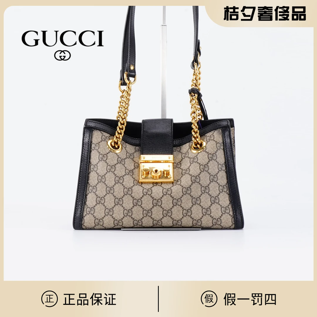 95新 GUCCI/古驰 padlock链条包小号/BG22007489